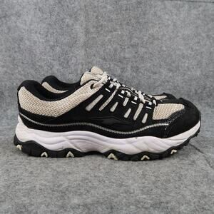 Avia Shoes Womens 8 Athletic Trainers Casual Active Walking Comfort Black White